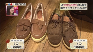 福田沙紀、グローバルワーク、靴
