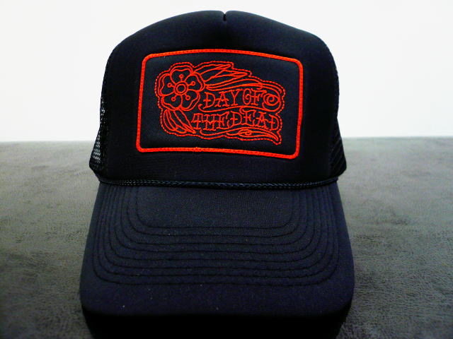 DAY OF THE DEAD TRADITIONAL MESH CAP ROSE
