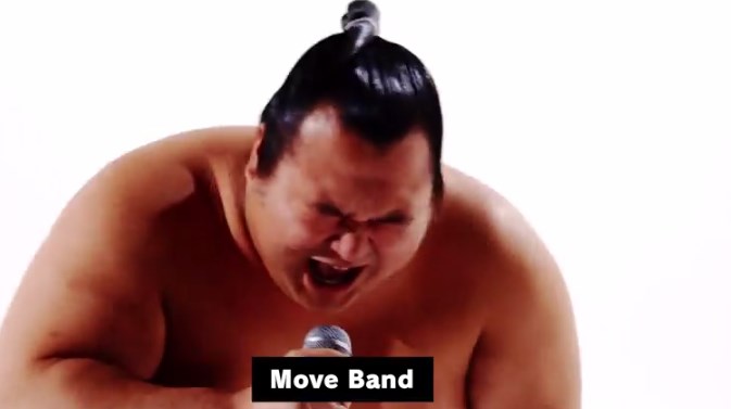 相撲ロックバンド（Rockin' Sumo Band）の「ザ・ムーヴバンド」PV