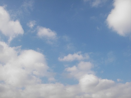 2013年1月24日　夏のような雲
