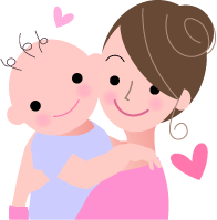 山田聖子のイラストブログ だっこ 赤ちゃんとママのイラスト無料素材
