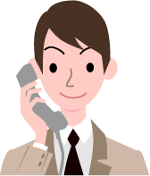 山田聖子のイラストブログ 電話をする男性社員 仕事をするビジネスマン 人物イラスト無料素材