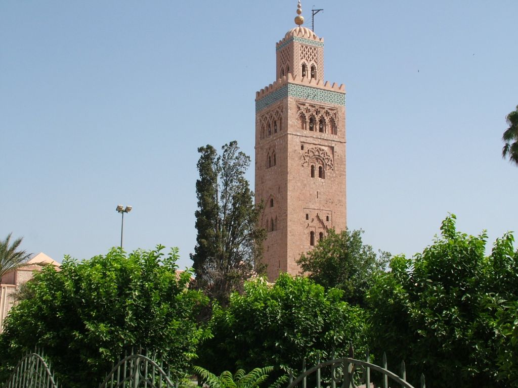 Koutoubia_Mosque,Marrakech,Morocco