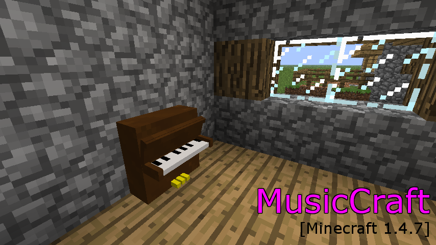 Minecraft Mod紹介 Musiccraft まいんくらふとにっき