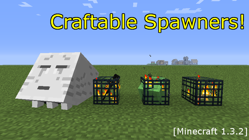 Minecraft Mod紹介 Craftable Spawners まいんくらふとにっき