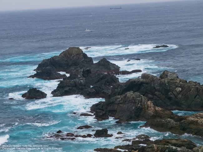 潮岬灯台の展望台から見た景色