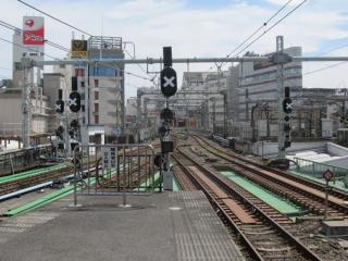 上野駅6～9番線東京方に新設された出発信号機。