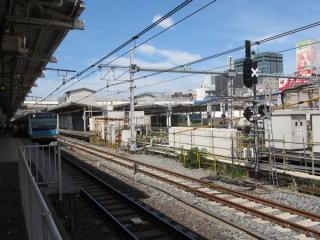 上野駅5番線東京方に新設された第4場内信号機。