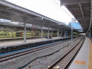 9・10番線の横浜寄りも整備がおおむね完了した。